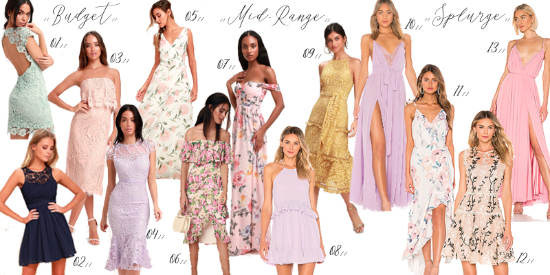 Spring & Summer Wedding Guest Dresses for Every Budget – Sunseeking in Style